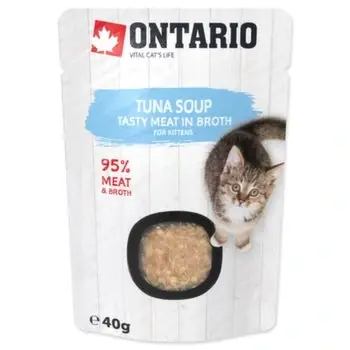 Akční Cena Polévka Ontario Kitten tuňák 40g