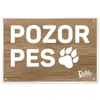 Koupit Online Tabulka výstražná univerzální pozor pes