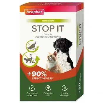 Granule Beaphar STOP IT odpuzovač venkovní pro psy a kočky 2x200g Finální Výprodej