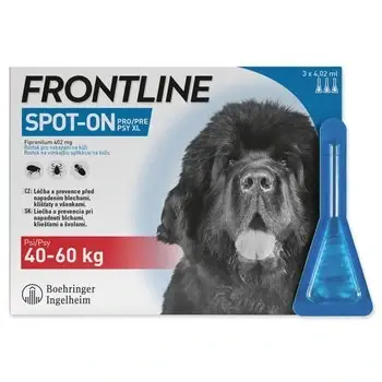 FRONTLINE COMBO spot-on pro psy XL (40-60 kg) - 3 ks Akční Cena