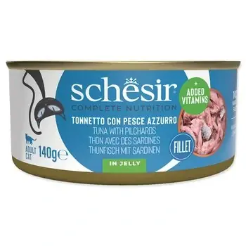 Super Cena Konzerva SCHESIR tuňák a sardinky v želé 140g