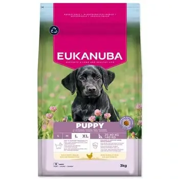 Jen Po Omezenou Doba Krmivo EUKANUBA Puppy Large rich in fresh chicken 15 kg