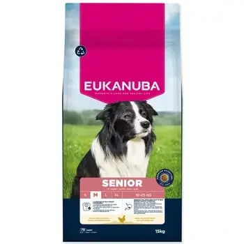 Krmivo EUKANUBA Senior Medium rich in fresh chicken 15 kg Horká Nabídka