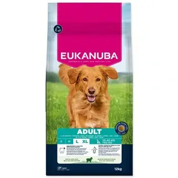 Krmivo EUKANUBA Adult Large rich in lamb and rice 12 kg Tovární Cena