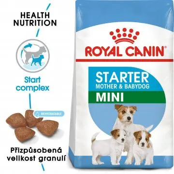Royal Canin Mini Starter Mother&Babydog granule pro březí nebo kojící feny a štěňata 1kg Oblíbený