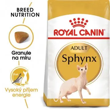 Royal Canin Sphynx Adult granule pro sphynx kočky 0,4kg Vrácení Zdarma