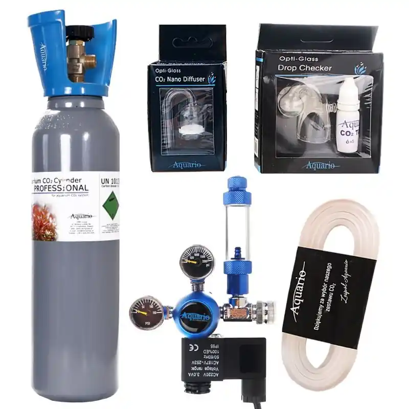 Výprodej Aquario CO2 set s nočním vypínáním s láhví 5 litrů