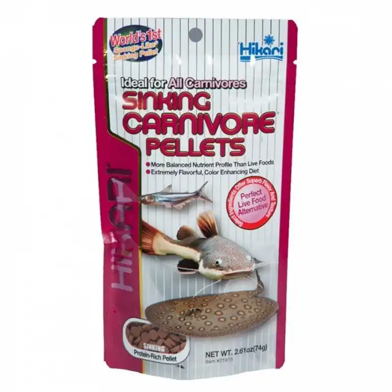 Hikari Tropical Sinking Carnivore Pellets 74g Finální Výprodej