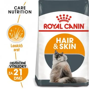 Super Cena Royal Canin Hair and Skin Care granule pro kočky pro zdravou srst a kůži 4kg