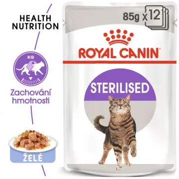 Top Prodej Royal Canin Sterilised Jelly kapsička pro kastrované kočky v želé 12x