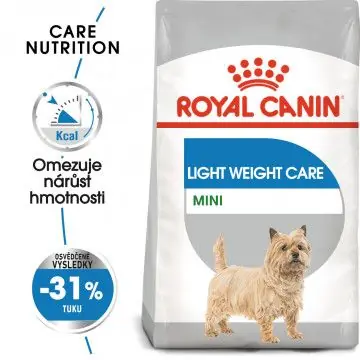 Dokud Zásoby Vydrží Royal Canin Mini Light Weight Care dietní granule pro psy 1kg