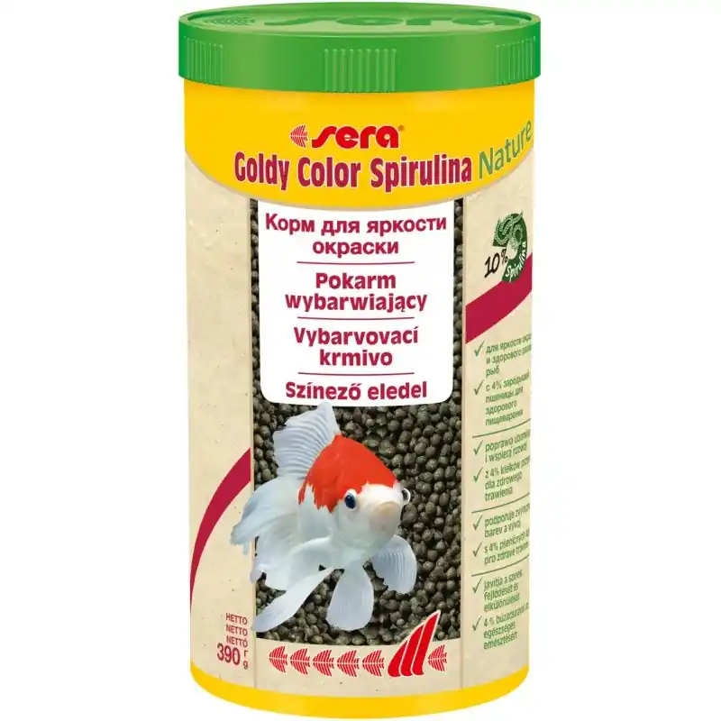 Sera Goldy Color Spirulina Nature 1000 Ml Akční Cena