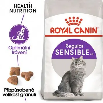 Nejlepší Cena Royal Canin Sensible granule pro kočky s citlivým zažíváním 4kg