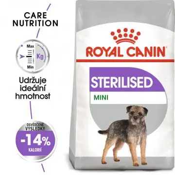 Royal Canin Mini Sterilised granule pro kastrované malé psy 3kg Vrácení Zdarma