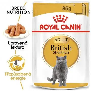 Royal Canin British Shorthair Gravy kapsička pro britské krátkosrsté kočky ve šťávě 12x Vysoce Kvalitní