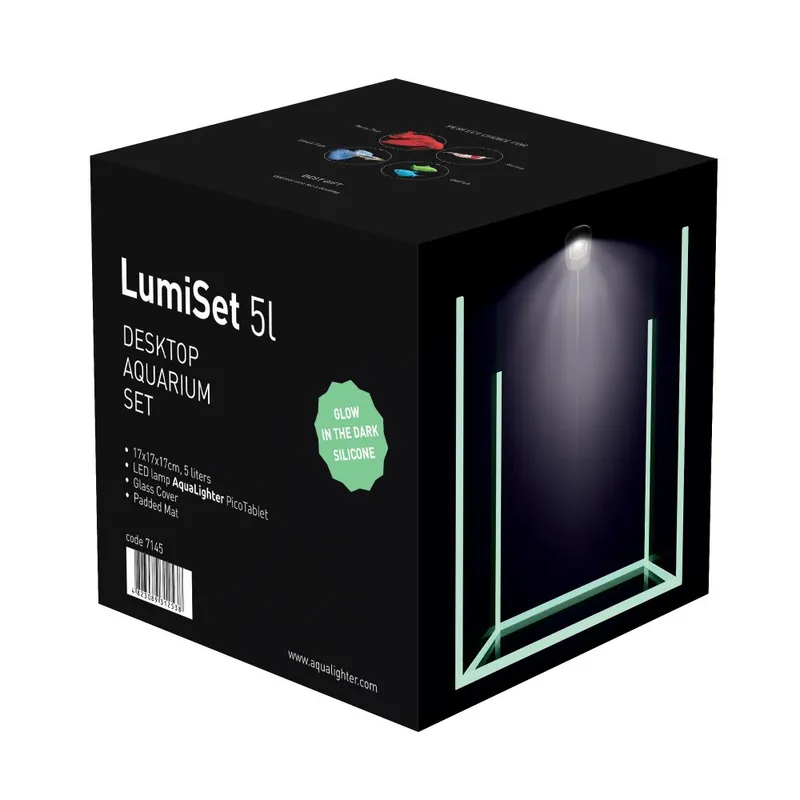 Špičkové akvarium Lumi set 5 litru Cenově Výhodný