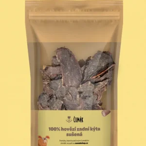 100% hovězí zadní kýta, sušená (100 g) Přímo Od Výrobce