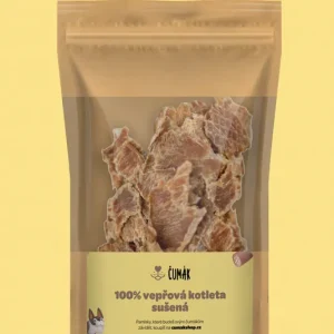100% vepřová kotleta, sušená 10 x 50 g Tovární Cena
