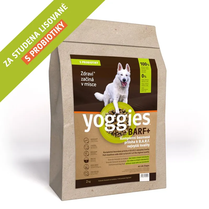 2kg, BARF+ příloha k syrovému masu, lisovaná za studena Yoggies Odeslání Ihned