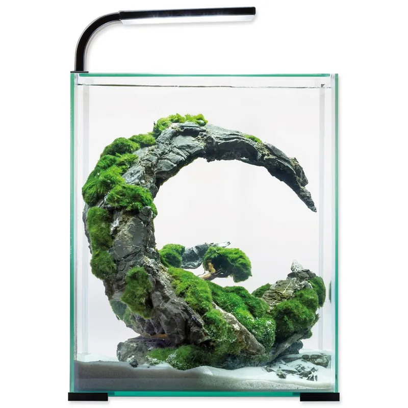 Akvárium set AQUAEL SHRIMP Day & Night 30 černé (30l) Výprodej