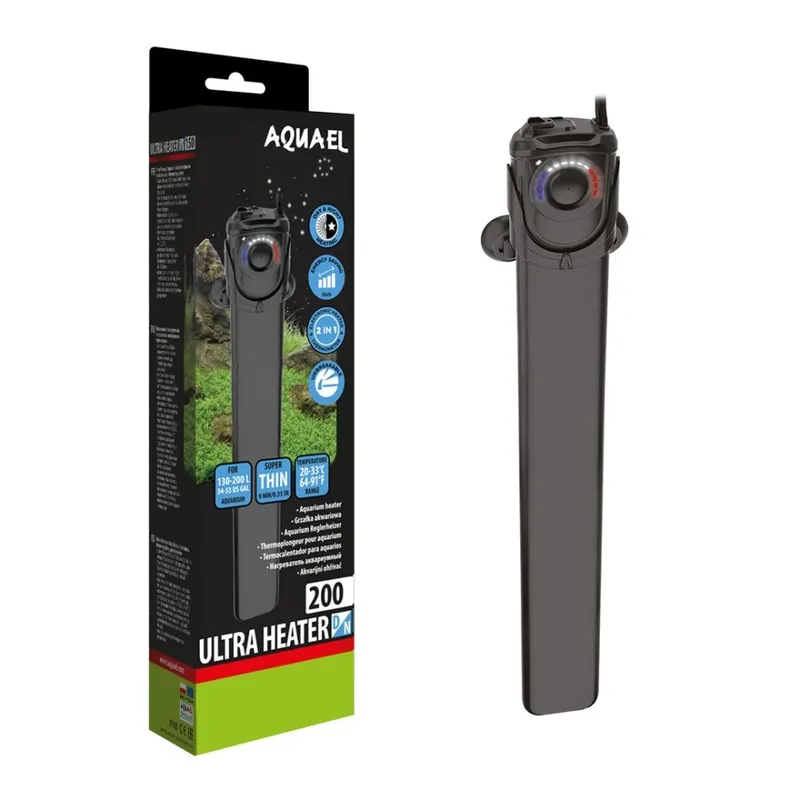 AQUAEL Plastové topítko ULTRA HEATER D&N 200W Nejlepší Volba