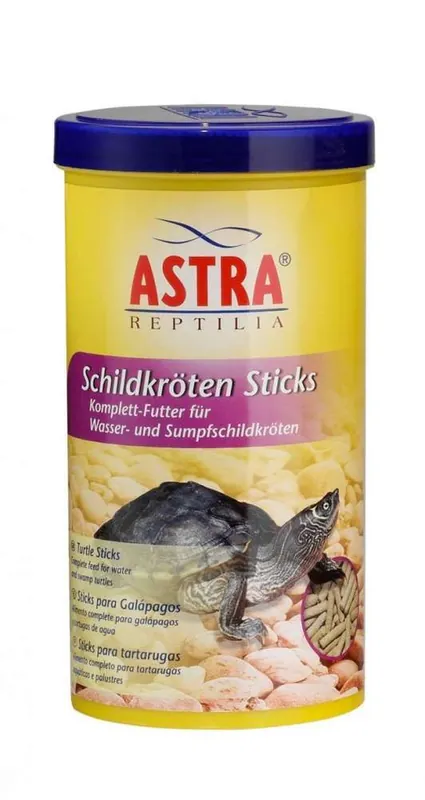 Vrácení Zdarma Astra Pelety pro vodní želvy 250 ml