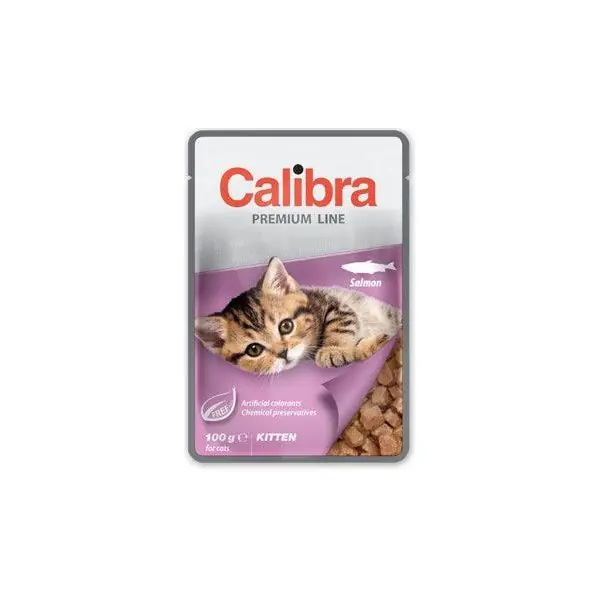 Calibra Cat kapsa Premium Kitten Salmon 100g Jen Po Omezenou Doba