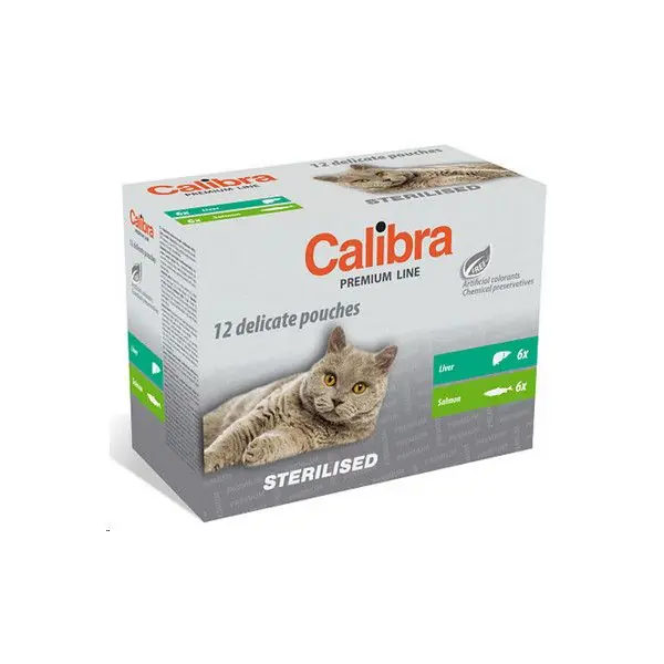 Zlevněný Calibra Cat kapsa Premium Steril. multipack 12x100g