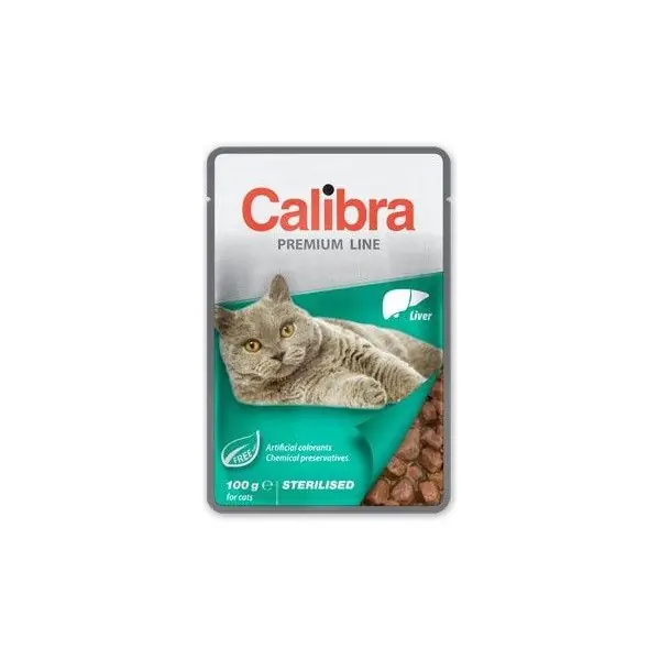 Calibra Cat kapsa Premium Sterilised Liver 100g Ihned K Objednání