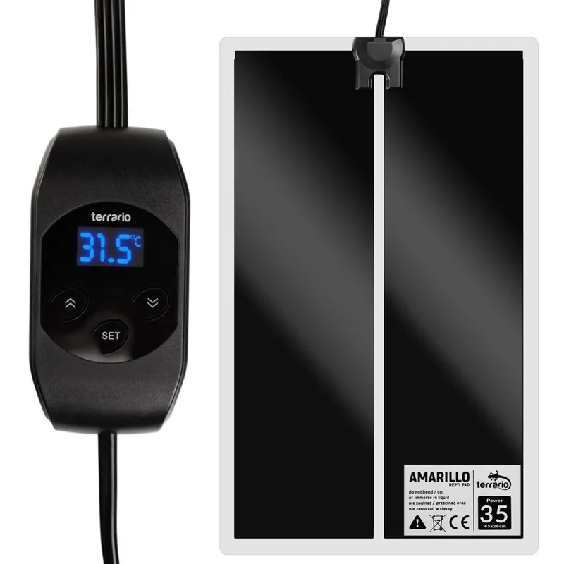 Vysoce Kvalitní Deska topná Amarillo 28 x 65 cm / 35 W s LCD regulátorem