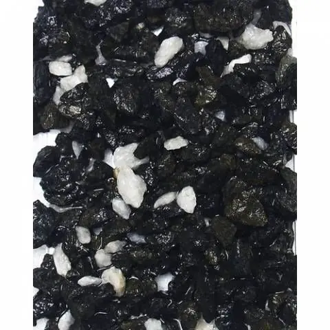 Drť AQUA EXCELLENT černá bílá 4-8 mm (8kg) Poslední Šance