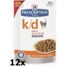 Hit Sezóny Hill‘s Prescription Diet Feline K/D kapsička Salmon 12 x 85 g