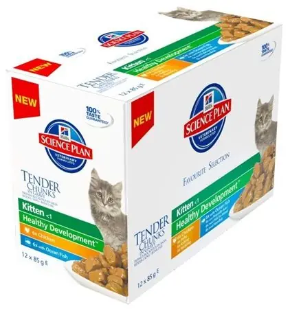 Hill‘s Science Plan Feline Kitten kapsička Chicken+Ocean Fish 12x85 g Koupit Online