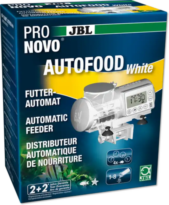 Značkový JBL Automatické krmítko ProNovo AutoFood, bílé