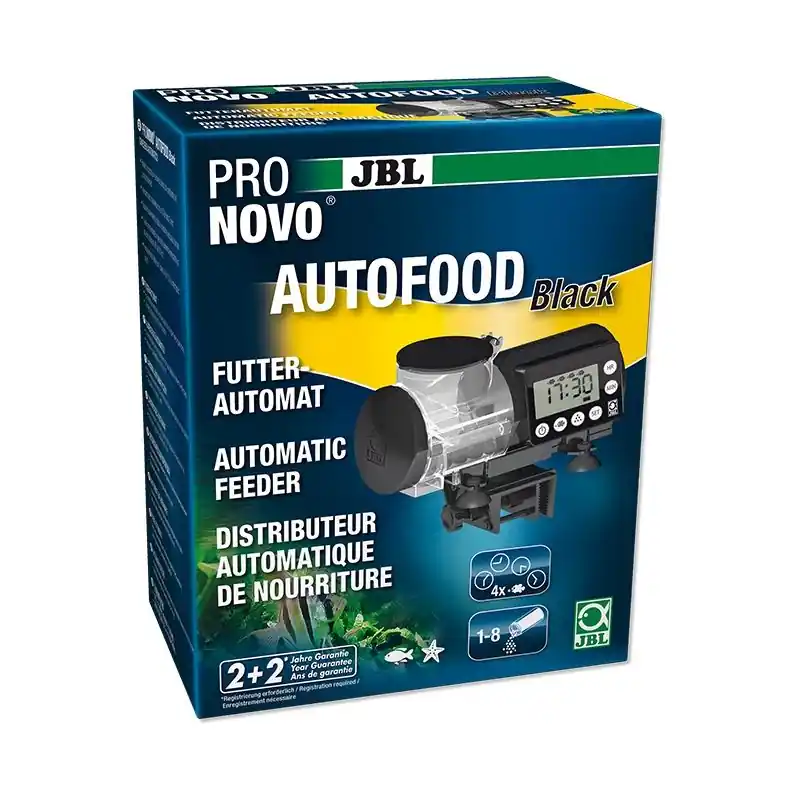 JBL Automatické krmítko ProNovo AutoFood, černé Pouze Dnes