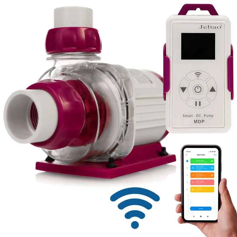 Rychlé Dodání Jebao Smart DC Pump 5000l / h, WiFi oběhové čerpadlo
