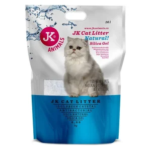 JK Litter Silica gel - natural, kočkolit 16 l Akční Cena