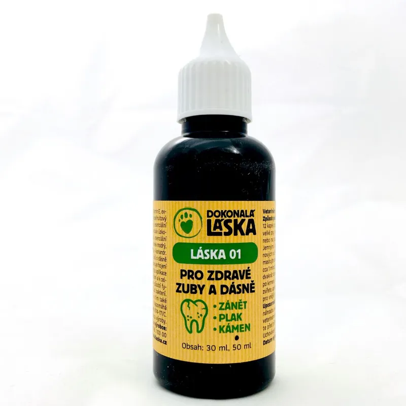 Láska 01 - Pro zdravé zuby a dásně - 30 ml Kup Teď