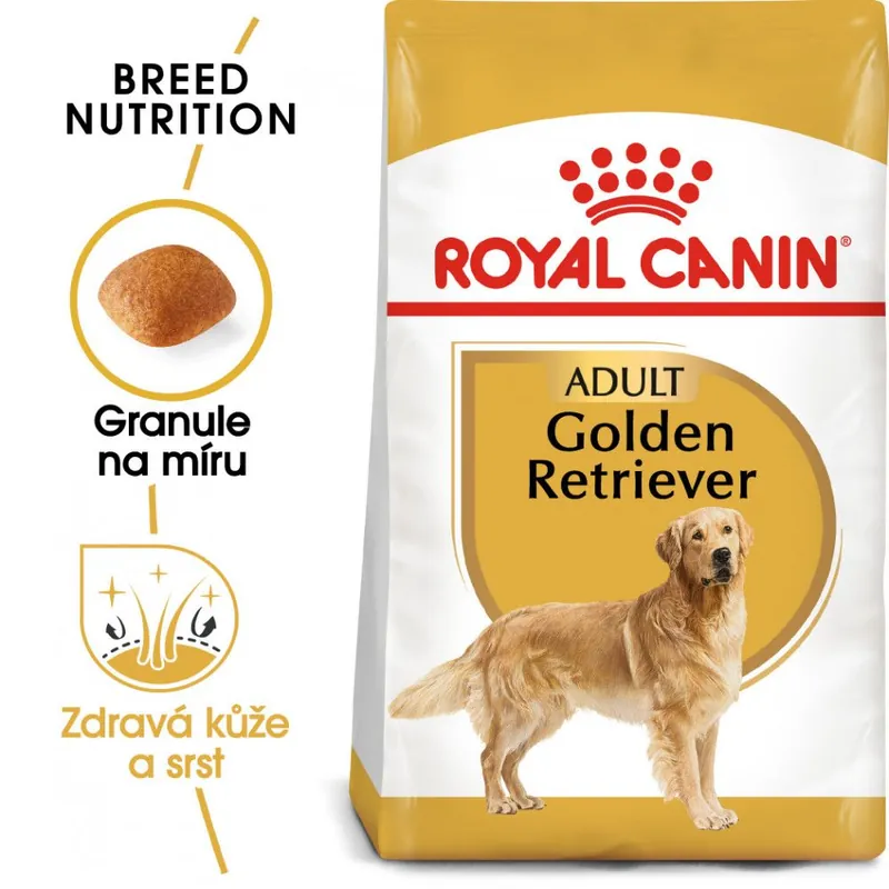Levný Royal Canin Golden Retriever Adult granule pro dospělého zlatého retrívra 12kg