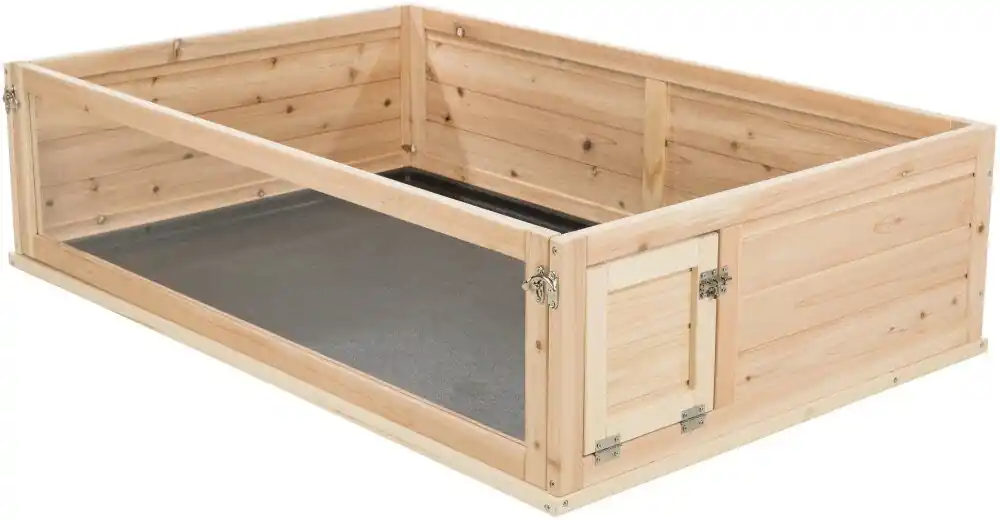 Vysoce Kvalitní Výběh pro morčata do vnitřních prostor, 114 × 30 × 74 cm, dřevo/plast