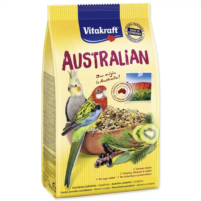 Krmivo Vitakraft Australian střední papoušek 750g Akční Nabídka