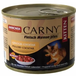 ANIM. cat konz. CARNY KITTEN geflügel cocktail 200g Sezónní Sleva