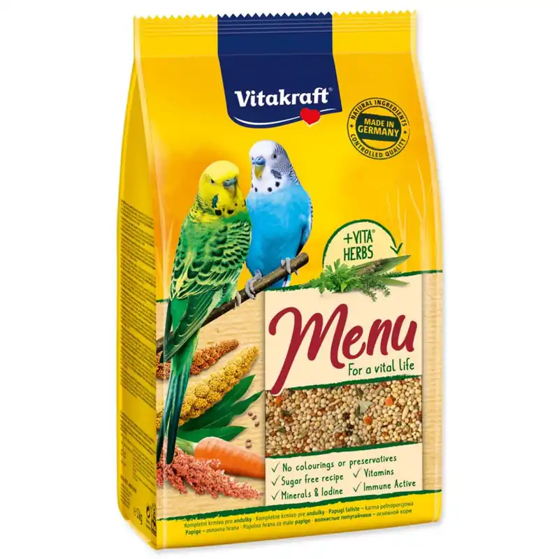 Cenová Bomba Krmivo Vitakraft Vital Menu andulka 1kg