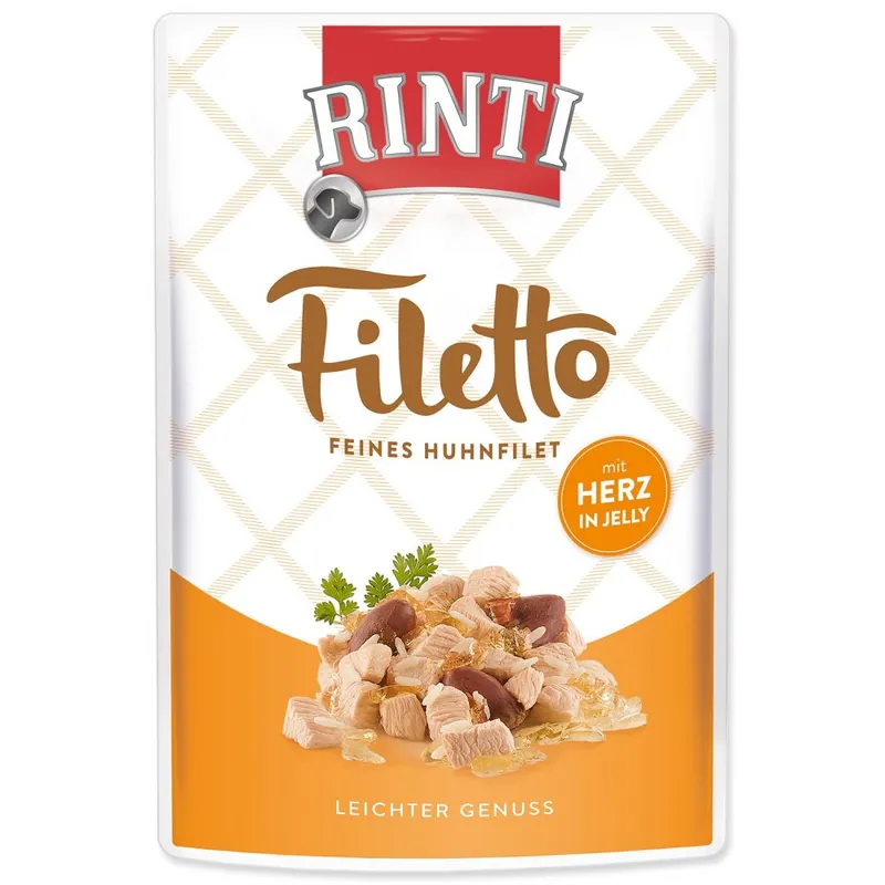 Akce Kapsička RINTI Filetto kuře + kuřecí srdce v želé (100g)