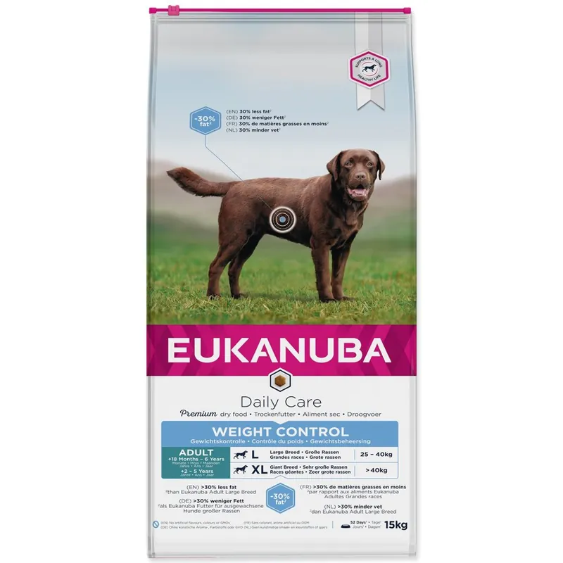 Krmivo EUKANUBA Daily Care Adult Large & Giant Weight Control 15kg Nejlepší Cena
