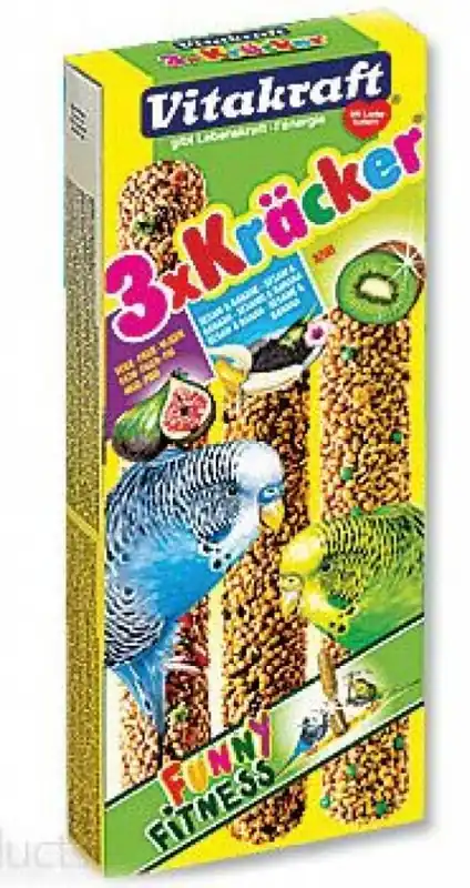 Akce Kracker Sittich Banana + Kiwi + Fig (3ks)