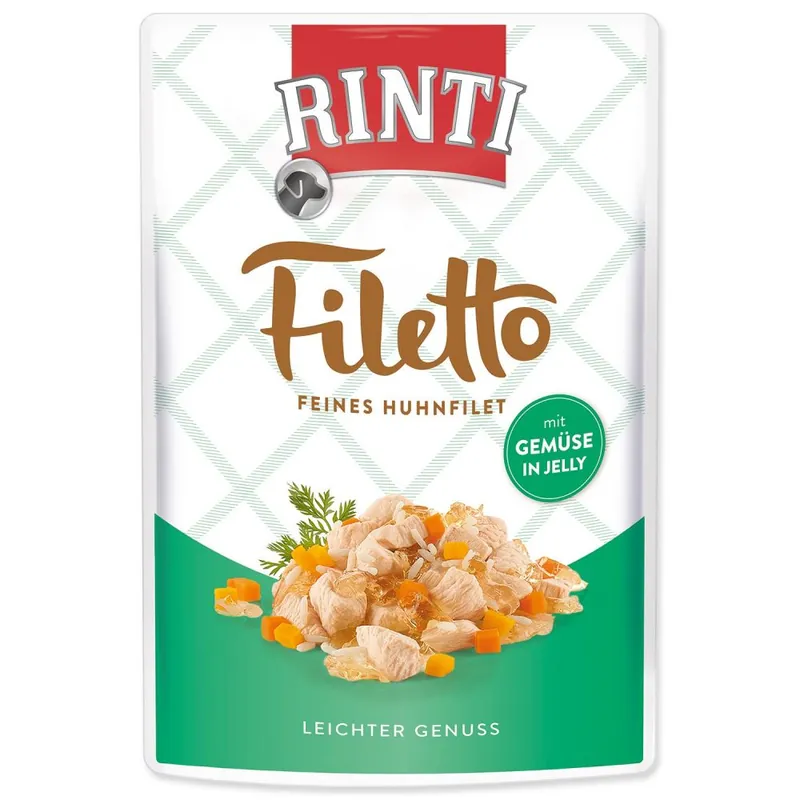 Finální Výprodej Kapsička RINTI Filetto kuře + zelenina v želé (100g)
