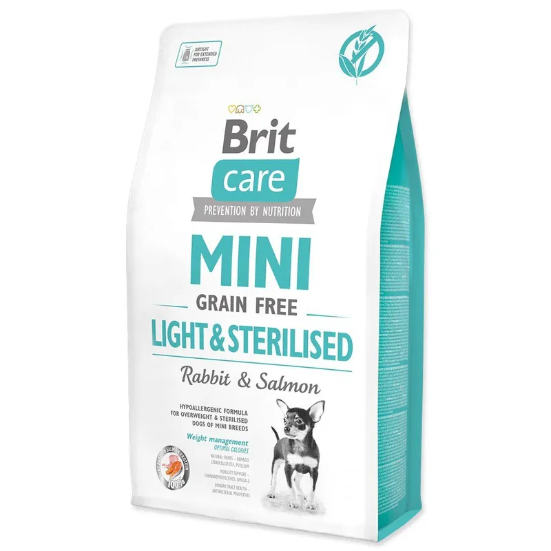 BRIT Care Mini Grain Free Light & Sterilised (7kg) Jen Po Omezenou Doba