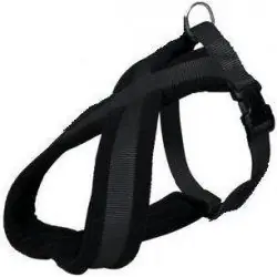 Nylonový postroj PREMIUM podšitý - černá 45-80cm/25mm Tovární Cena