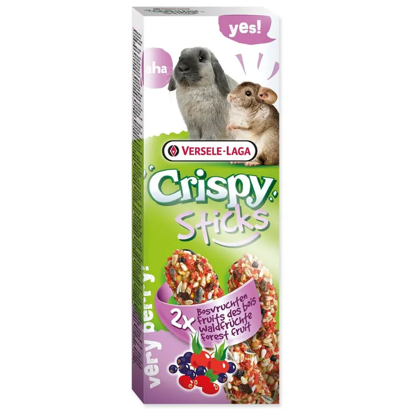 Tyčinky VERSELE-LAGA Crispy s lesním ovocem pro králíky a činčily (110g) Nakupujte Hned